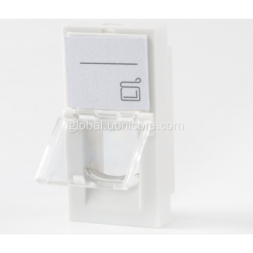 France Face plate RJ45 1 port face plate french type Supplier